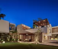 Villa Nini Elly, Villa en la noche